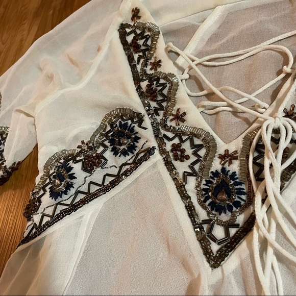 🚫 Sold on Mercari 🚫Free People Paths of Fancy Blouse - Picture 10 of 14